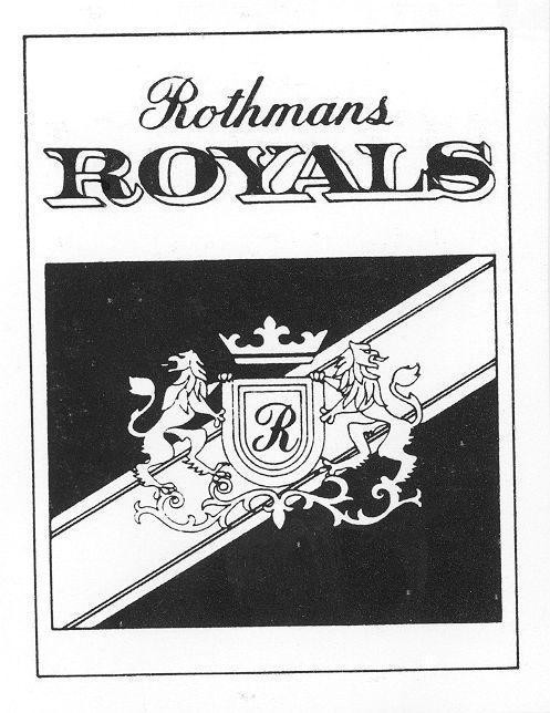 Mẫu nhãn hiệu R Rothmans ROYALS