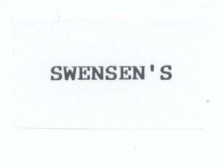 Mẫu nhãn hiệu SWENSEN'S