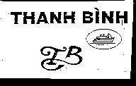 Mẫu nhãn hiệu TB Thanh Bình