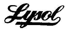 Mẫu nhãn hiệu LYSOL
