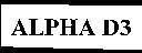 Mẫu nhãn hiệu ALPHA D3