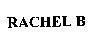 Mẫu nhãn hiệu RACHEL B