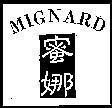 Mẫu nhãn hiệu MIGNARD