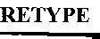 Mẫu nhãn hiệu RETYPE