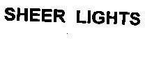 Mẫu nhãn hiệu SHEER LIGHTS