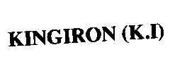 Mẫu nhãn hiệu KINGIRON (K.I)