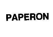 Mẫu nhãn hiệu PAPERON