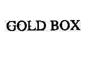 Mẫu nhãn hiệu GOLD BOX