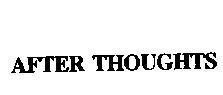 Mẫu nhãn hiệu AFTER THOUGHTS