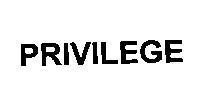 Mẫu nhãn hiệu PRIVILEGE