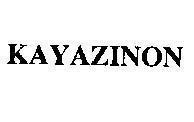 Mẫu nhãn hiệu KAYAZINON