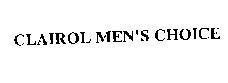 Mẫu nhãn hiệu CLAIROL MEN'S CHOICE