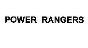 Mẫu nhãn hiệu POWER RANGERS