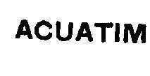 Mẫu nhãn hiệu ACUATIM