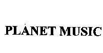 Mẫu nhãn hiệu PLANET MUSIC