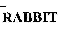 Mẫu nhãn hiệu RABBIT