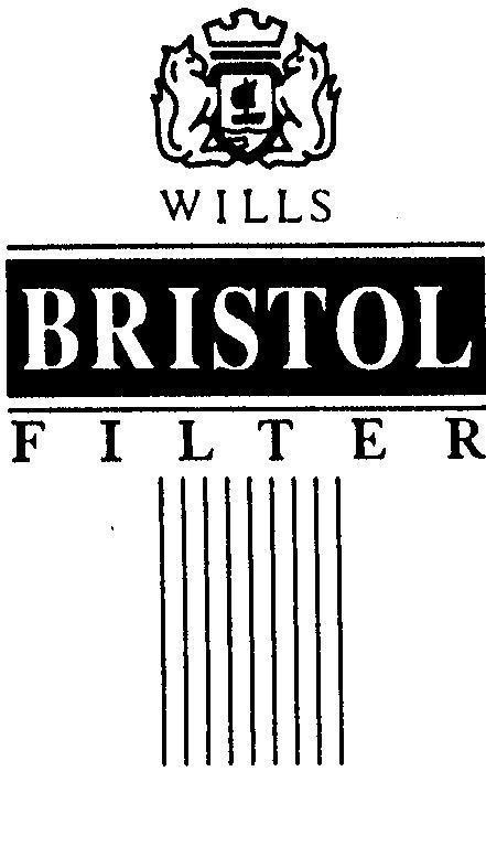 Mẫu nhãn hiệu WILLS BRISTOL FILTER