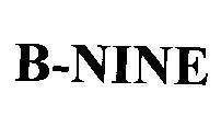 Mẫu nhãn hiệu B-NINE