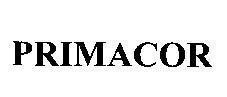 Mẫu nhãn hiệu PRIMACOR