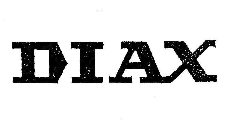 Mẫu nhãn hiệu DIAX