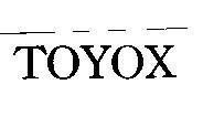 Mẫu nhãn hiệu TOYOX