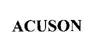 Mẫu nhãn hiệu ACUSON