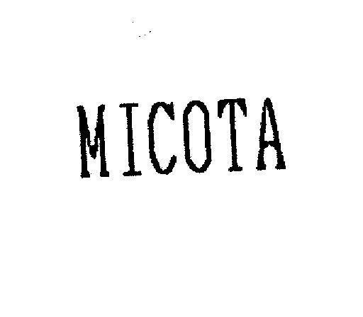 Mẫu nhãn hiệu MICOTA