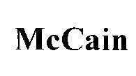 Mẫu nhãn hiệu McCAIN