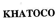 Mẫu nhãn hiệu KHATOCO