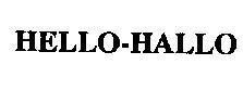 Mẫu nhãn hiệu HELLO HALLO