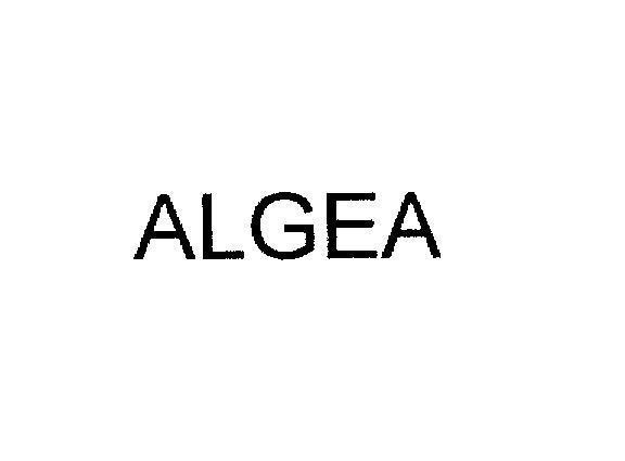 Mẫu nhãn hiệu ALGEA