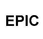 Mẫu nhãn hiệu EPIC