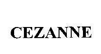 Mẫu nhãn hiệu CEZANNE