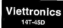 Mẫu nhãn hiệu VIETTRONICS 14T-45D