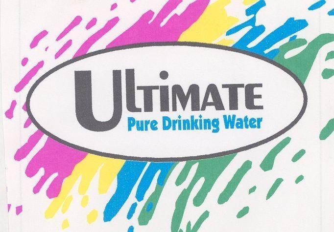 Mẫu nhãn hiệu ULTIMATE Pure Drinking Water