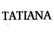 Mẫu nhãn hiệu TATIANA