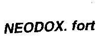 Mẫu nhãn hiệu NEODOX. FORT