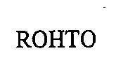 Mẫu nhãn hiệu ROHTO