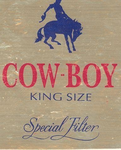Mẫu nhãn hiệu COW-BOY KING SIZE Special Filter