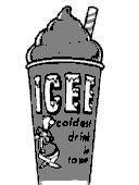 Mẫu nhãn hiệu ICEE-COLDEST DRINK IN TOWN