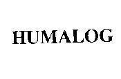Mẫu nhãn hiệu HUMALOG