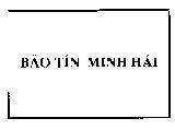Mẫu nhãn hiệu Bảo Tín Minh Hải