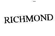 Mẫu nhãn hiệu RICHMOND