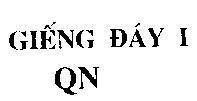Mẫu nhãn hiệu Giếng Đáy I QN