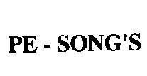 Mẫu nhãn hiệu PE-SONG'S