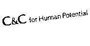 Mẫu nhãn hiệu C&C FOR HUMAN POTENTIAL