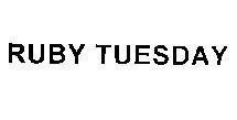 Mẫu nhãn hiệu RUBY TUESDAY