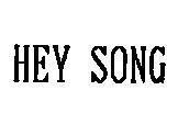 Mẫu nhãn hiệu HEY SONG