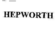 Mẫu nhãn hiệu HEPWORTH