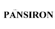 Mẫu nhãn hiệu PANSIRON